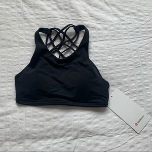 Lululemon Free To Be Bra Black - Size 4